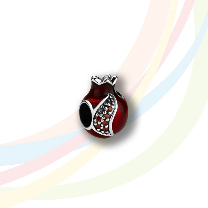 Marina Bead Charm Pomegranate Fancy