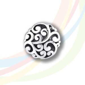 Marina Swirls Bead Charm