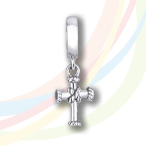 Marina Hanging Bead Rope Cross